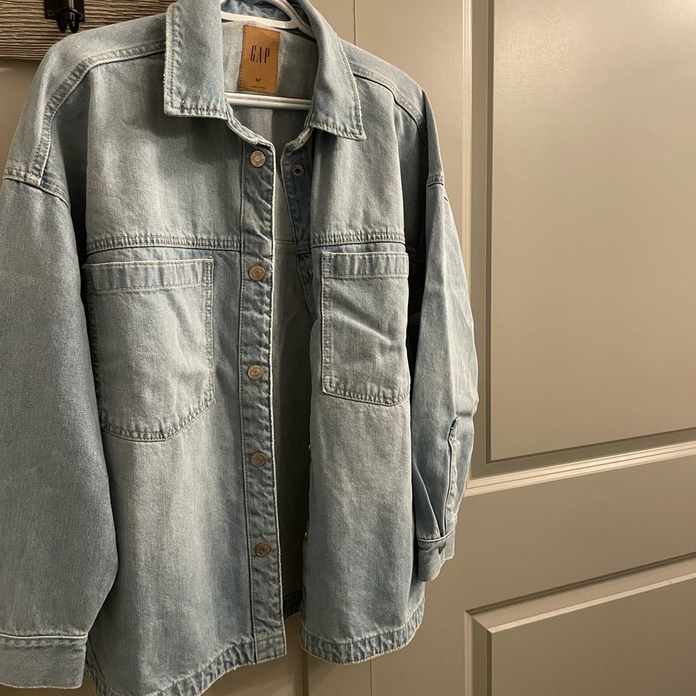 Gap Shirt Jacket Denim NWT